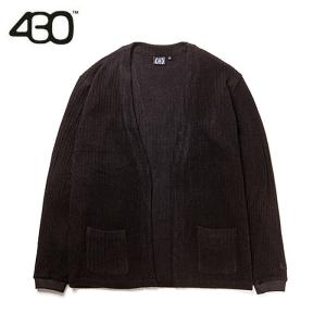 フォーサーティー 430 ノーボタン カーディガン NB CARDIGAN 22-142 BLK 正規品｜hotobama