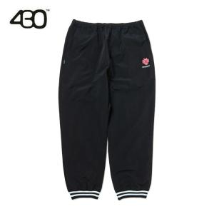 フォーサーティー 430 ワイド トラックパンツ WIND TRACK PANTS 24-022 BLK 正規品｜hotobama