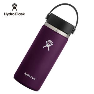 Hydro Flask ハイドロフラスク ステンレスボトル HYDRATION 16oz Wide Mouth エッグプラント 正規品｜hotobama