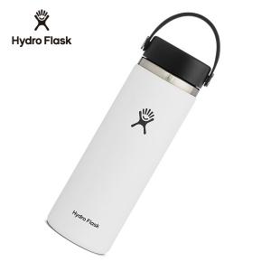 Hydro Flask ハイドロフラスク ステンレスボトル HYDRATION 20oz Wide Mouth 01 ホワイト 正規品｜hotobama