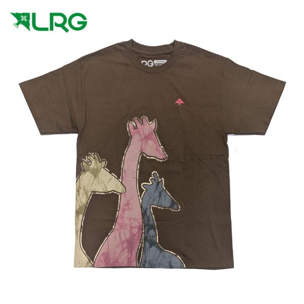 LRG メンズ プリント半袖Tシャツ F181033 Chocolate （25I） 正規品