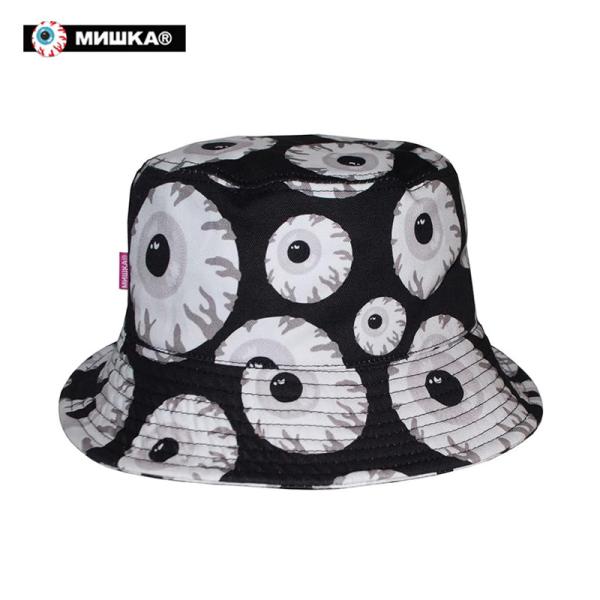 MISHKA ミシカ MONOCHROME KEEP WATCH BUCKET HAT バケットハッ...