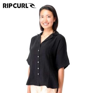 RIPCURL レディース 半袖シャツ GSHFB9 Black 正規品 PREMIUM SURF S/S SHIRT｜hotobama