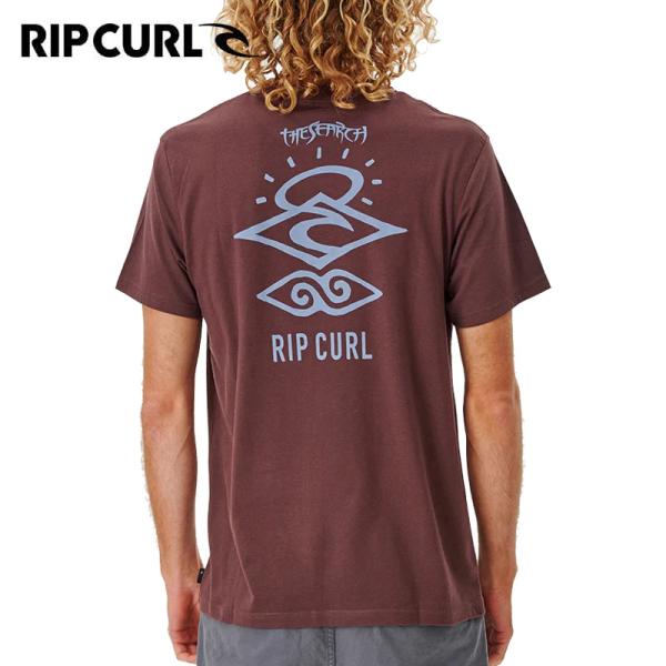 RIP CURL メンズ SEARCH ICON TEE 半袖 Tシャツ Chocolate 068...
