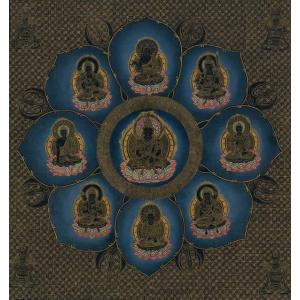 肉筆仏画 大日如来(胎蔵界中台八葉院)