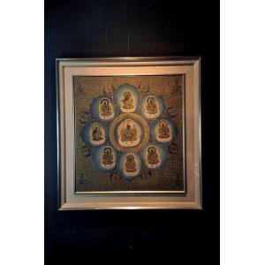 肉筆仏画 大日如来(胎蔵界中台八葉院)の詳細画像1