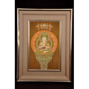 肉筆仏画 十一面観音 : 仏像仏画チベット美術卸の天竺堂 - 通販