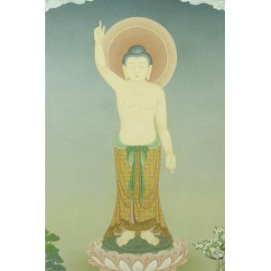 肉筆仏画 釈迦誕生(大)の詳細画像1