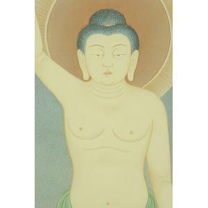 肉筆仏画 釈迦誕生(大)の詳細画像2