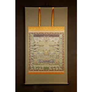 千手観音 仏画掛け軸（半切サイズ） : 仏像仏画チベット美術卸の天竺堂