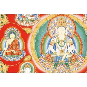 高級肉筆仏画 胎蔵界曼荼羅 一点ものの詳細画像1
