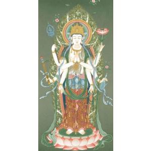 肉筆仏画 観音菩薩の詳細画像1