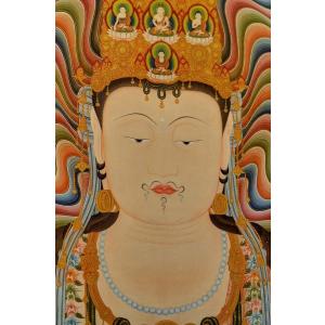 肉筆仏画 大日如来(特大寸)一点ものの詳細画像2