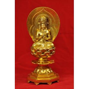 大日如来 銅造鍍金彫金仕上げ