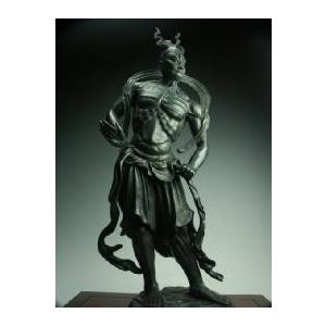 金剛力士像（仁王） 吽形 青銅古色仕上げ : 仏像仏画チベット美術卸の