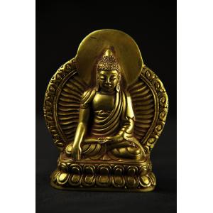 極小仏像 阿弥陀如来 銅造鍍金仕上げ（金銅仏） : 仏像仏画チベット
