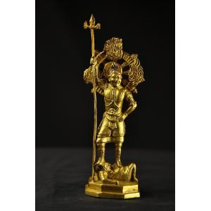 極小仏像 阿弥陀如来 銅造鍍金仕上げ（金銅仏） : 仏像仏画チベット