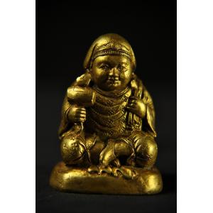 極小仏像 阿弥陀如来 銅造鍍金仕上げ（金銅仏） : 仏像仏画チベット