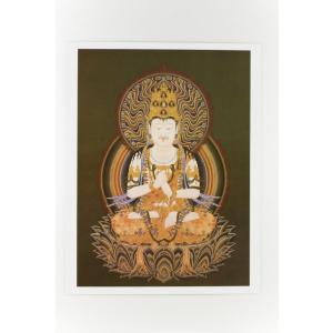 肉筆仏画 大日如来(金剛界一印会) : 仏像仏画チベット美術卸の天竺堂