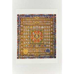 仏画色紙 胎蔵界曼荼羅 送料無料 送料込み （※送料無料はメール便のみ