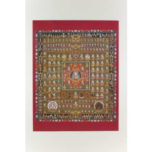 仏画色紙 胎蔵界曼荼羅 送料無料 送料込み （※送料無料はメール便のみ