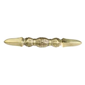 五鈷杵 16.3cm 特大サイズ 真言宗 密教法具 金剛杵 真鍮 日本製 送料