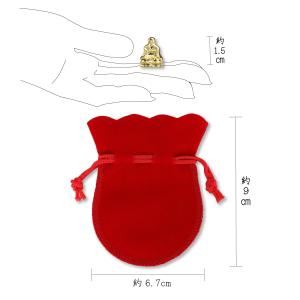 身代り大師 お守り 肌守り 赤 同行二人 ミニ...の詳細画像2
