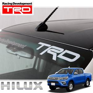 送料込（北海道沖縄別）新型ハイラックス フロント ウィンド シールド TRD Asia 正規品 ステッカー トヨタ 純正 HILUX GUN125｜hotroad-netshop