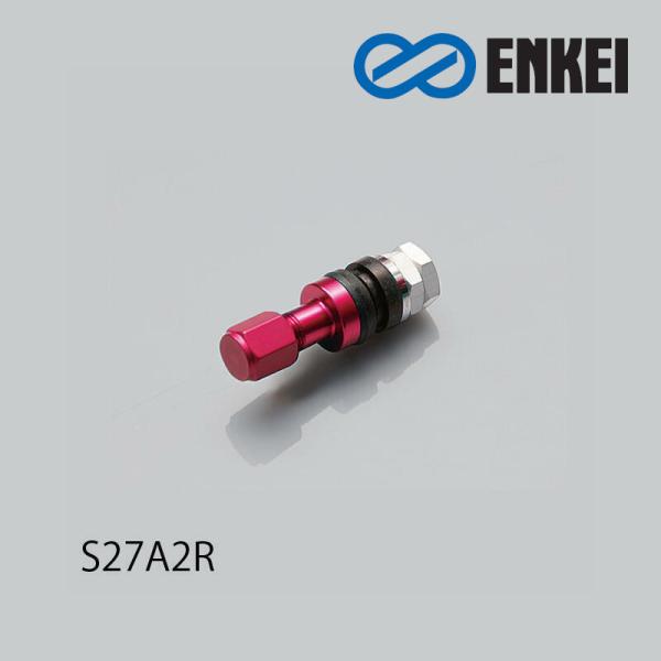 エンケイ エアバルブ アルミ製 S27A2R レッド RPF1 RPF1RS ENKEI 1個