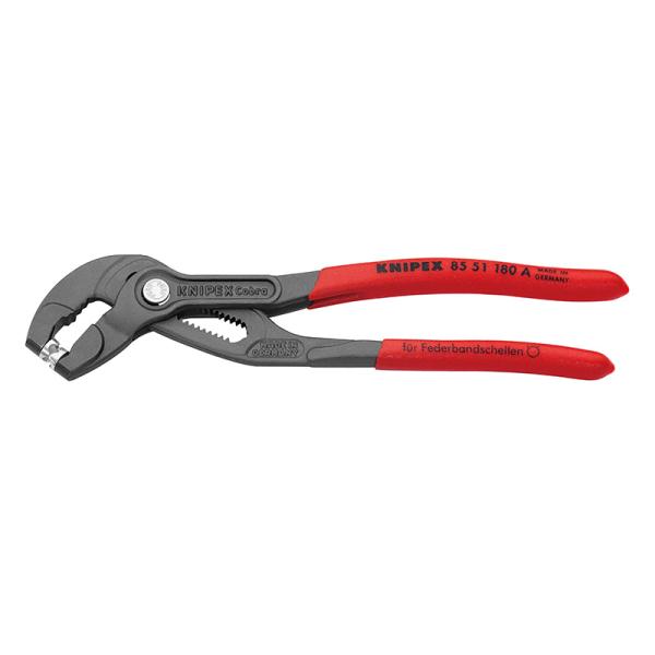 スプリングホースクリッププライヤー(台紙付き) KNIPEX(クニペックス) 8551-180ASB