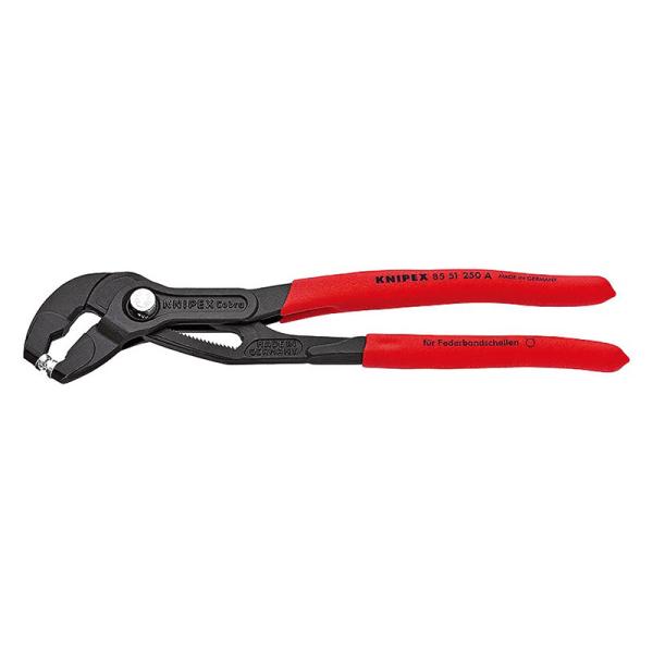 スプリングホースクリッププライヤー (台紙付) KNIPEX(クニペックス) 8551-250ASB