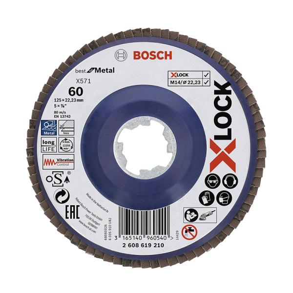 X-LOCK XL研磨ディスク 125G60 BOSCH（ボッシュ） 2608619210