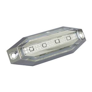 slim流星8LED車高灯 レッド DC12V/DC24V アクリル製クリアレンズ 超広角LED8個 トラック ヤック/YAC CE-223｜hotroad