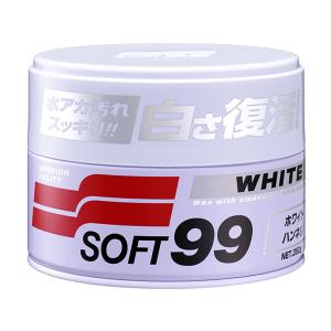 ニューソフト99 ハンネリ ホワイト用 ワックス WAX 350g ソフト99 soft_wax