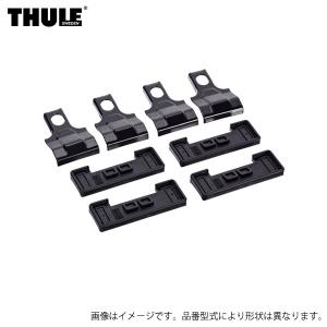 車種別取付キット PORSCHE ポルシェ カイエン 2010年〜 ルーフレール無用 キャリア THULE/スーリー KIT5147｜hotroad