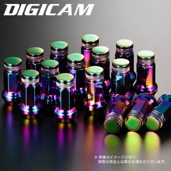 デジキャン ケースペック DIGICAM クロモリレーシングナット 7角袋 16個 45mm M12...