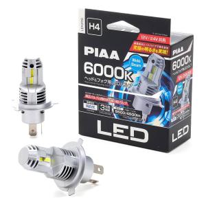 PIAA 【取寄商品】ピアLEH140ヘッド＆フォグライト用LEDバルブH4/6000K