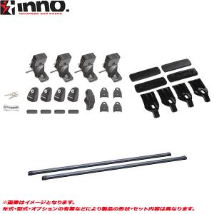 キャリア車種別セット アルトラパン HE22S H20.11〜H27.6  INNO/イノー INSUT + IN-B127 + K716｜hotroad