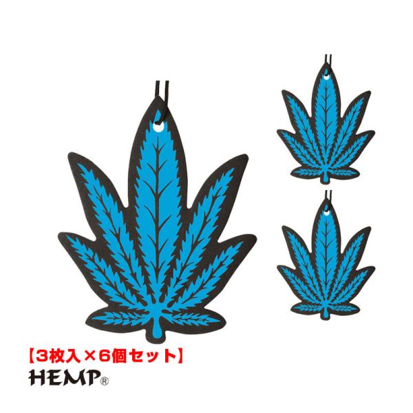 芳香剤 【3枚入×6個セット】 エアーフレッシュナー HEMP BUBBLE GUM バブルガム 吊...