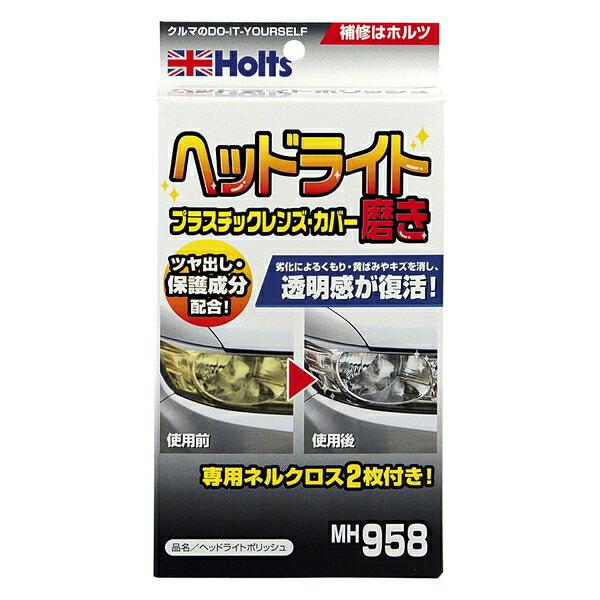 ヘッドライトポリッシュ 小キズ・黄ばみ除去 ホルツ/Holts MH958 ht