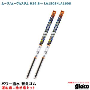 ガラコワイパー パワー撥水 替えゴム 車種別セット ムーヴ/ムーヴカスタム H29.8〜 LA150S/LA160S 運転席+助手席 ソフト99 ht｜ホットロードオートパーツ2号店