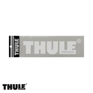 ステッカー ロゴ 白 シロ ホワイト 中サイズ13cm　正規品 カッティングシート THULE/スーリー THP-STWH13
