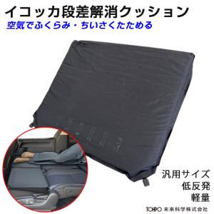 空気で膨らむ段差解消クッション【2個セット】低反発マット フル