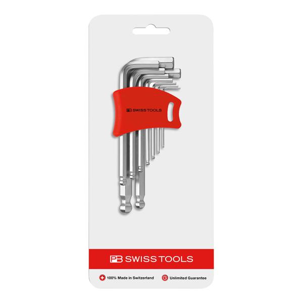 ボール付六角棒レンチセット (パック入り)  PB SWISS TOOLS(ピービースイスツールズ)...