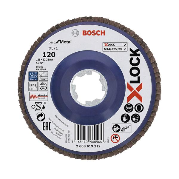 X-LOCK XL研磨ディスク 125G120 BOSCH（ボッシュ） 2608619212