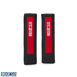 ショルダーパッド シートベルトパッド レッド 2個セット /スパルコ/sparco CORSA：SPC1203