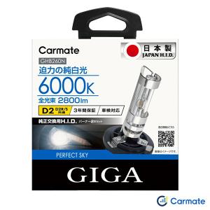 カーメイト　GIGA DUALX2 D2R/S 6000K GXB260N 新品 カーメイト（CARMATE） GIGA デュアルクス2 6000K D2R/Sバーナー
