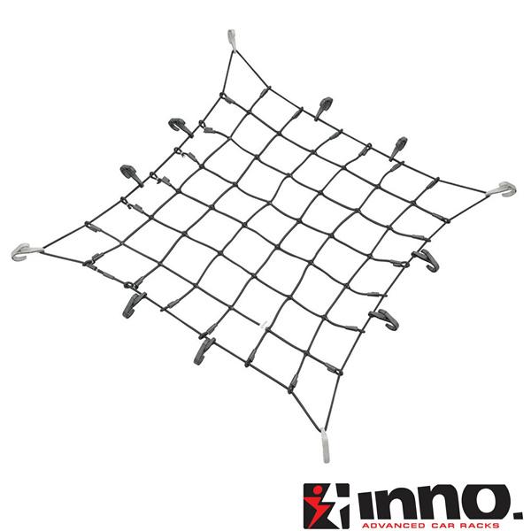カーゴネットM BK 80cm幅ルーフラックに最適 Mサイズ コンテナやテントなどの固定 INNO/...