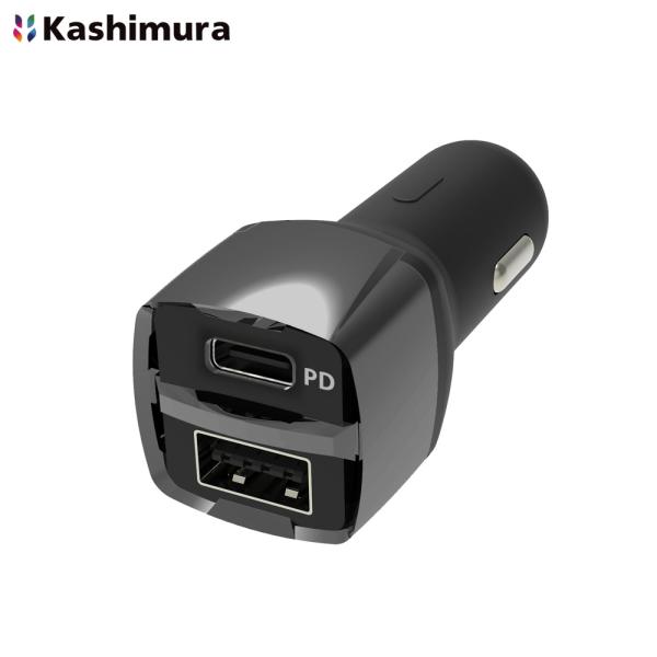 DCソケットからUSBへ変換 充電器 PD 9V 2A Type-C ブラック 2ポートUSB PD...