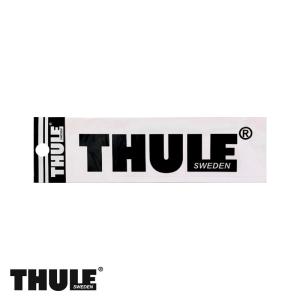 ステッカー ロゴ 黒 クロ ブラック 中サイズ 13cm　正規品 カッティングシート THULE/スーリー THP-STBK13｜カー用品通販のホットロードパーツ